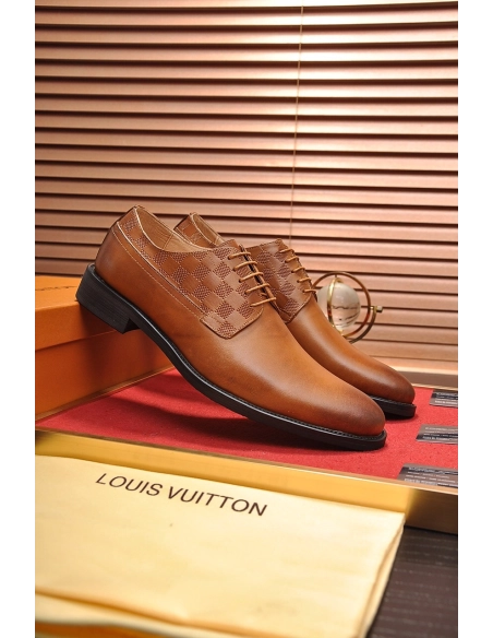 Louis Vuitton leather shoes 046,Louis Vuitton Leather Shoes,LOUIS VUITTON Sneakers,Business Shoes
