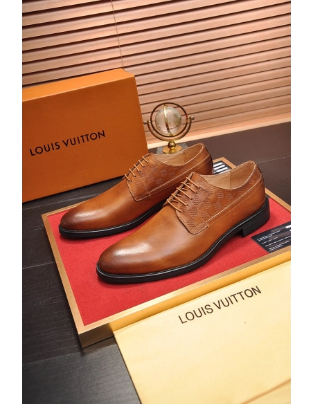 Louis Vuitton leather shoes 046,Louis Vuitton Leather Shoes,LOUIS VUITTON Sneakers,Business Shoes