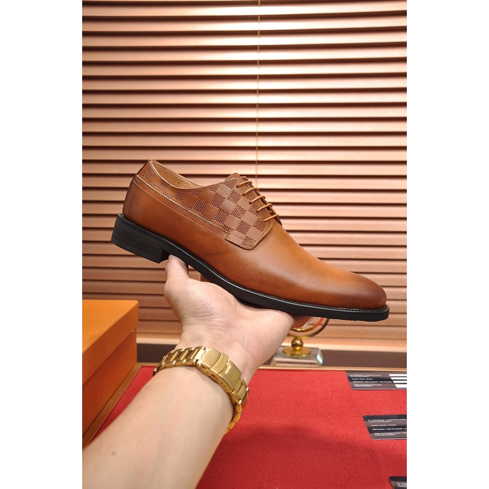 Louis Vuitton leather shoes 046,Louis Vuitton Leather Shoes,LOUIS VUITTON Sneakers,Business Shoes