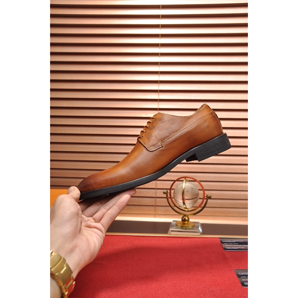 Louis Vuitton leather shoes 046,Louis Vuitton Leather Shoes,LOUIS VUITTON Sneakers,Business Shoes