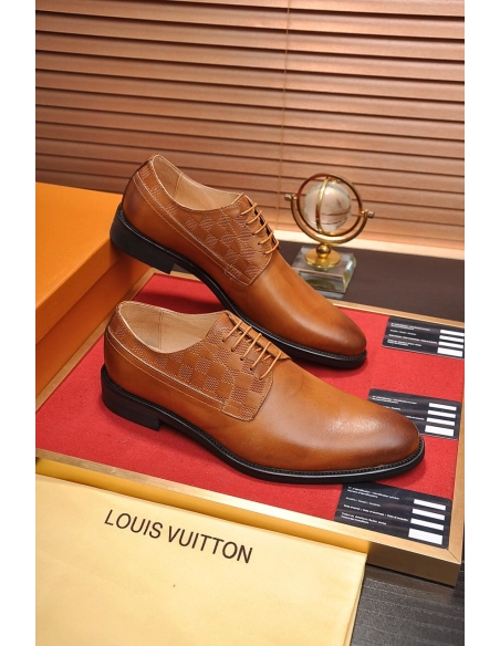 Louis Vuitton leather shoes 046,Louis Vuitton Leather Shoes,LOUIS VUITTON Sneakers,Business Shoes