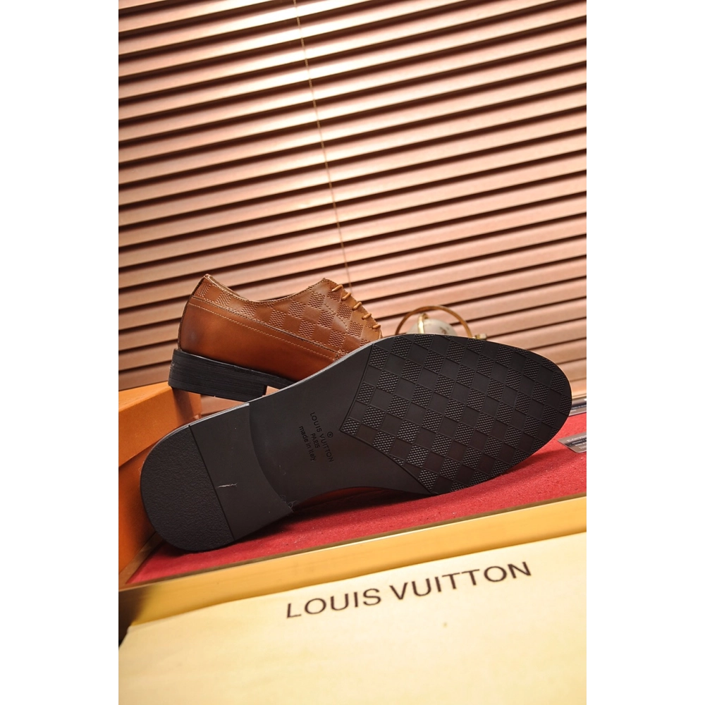 Louis Vuitton leather shoes 046,Louis Vuitton Leather Shoes,LOUIS VUITTON Sneakers,Business Shoes