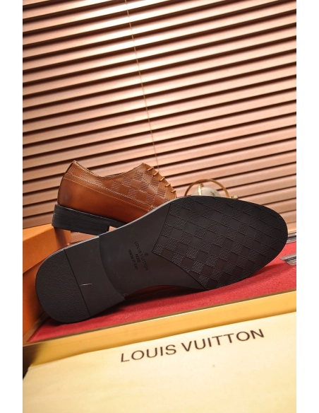 Louis Vuitton leather shoes 046,Louis Vuitton Leather Shoes,LOUIS VUITTON Sneakers,Business Shoes