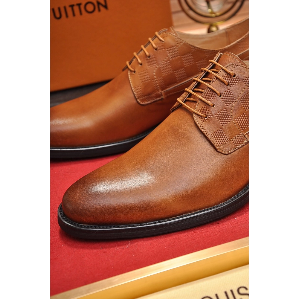 Louis Vuitton leather shoes 046,Louis Vuitton Leather Shoes,LOUIS VUITTON Sneakers,Business Shoes