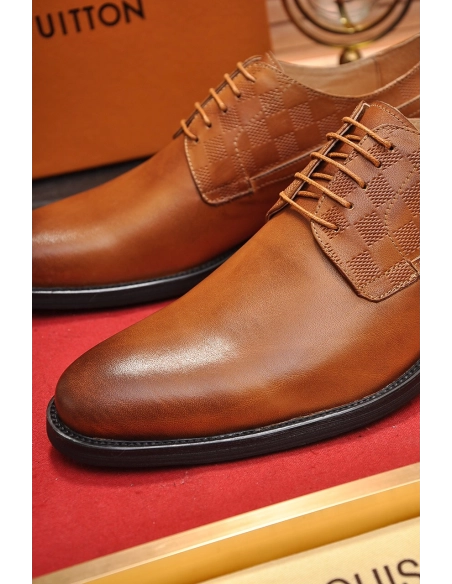Louis Vuitton leather shoes 046,Louis Vuitton Leather Shoes,LOUIS VUITTON Sneakers,Business Shoes