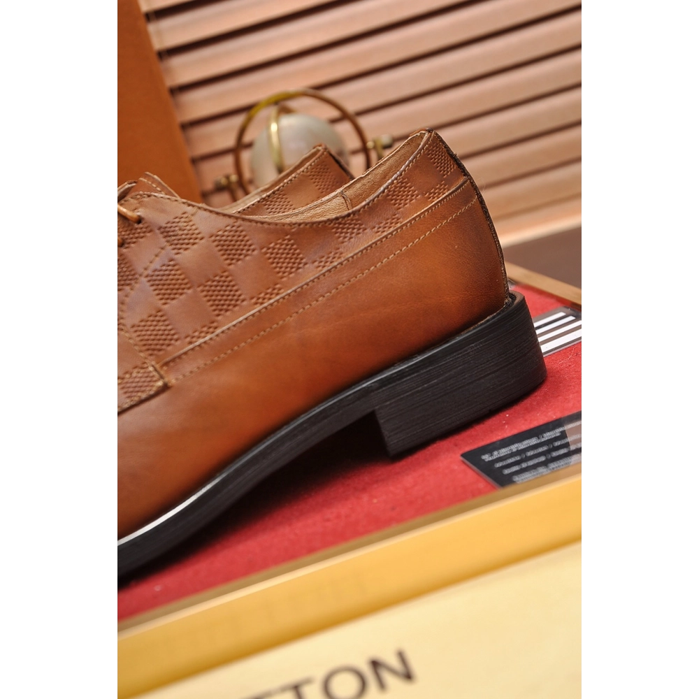 Louis Vuitton leather shoes 046,Louis Vuitton Leather Shoes,LOUIS VUITTON Sneakers,Business Shoes