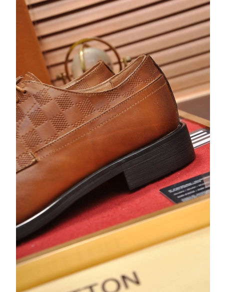 Louis Vuitton leather shoes 046,Louis Vuitton Leather Shoes,LOUIS VUITTON Sneakers,Business Shoes