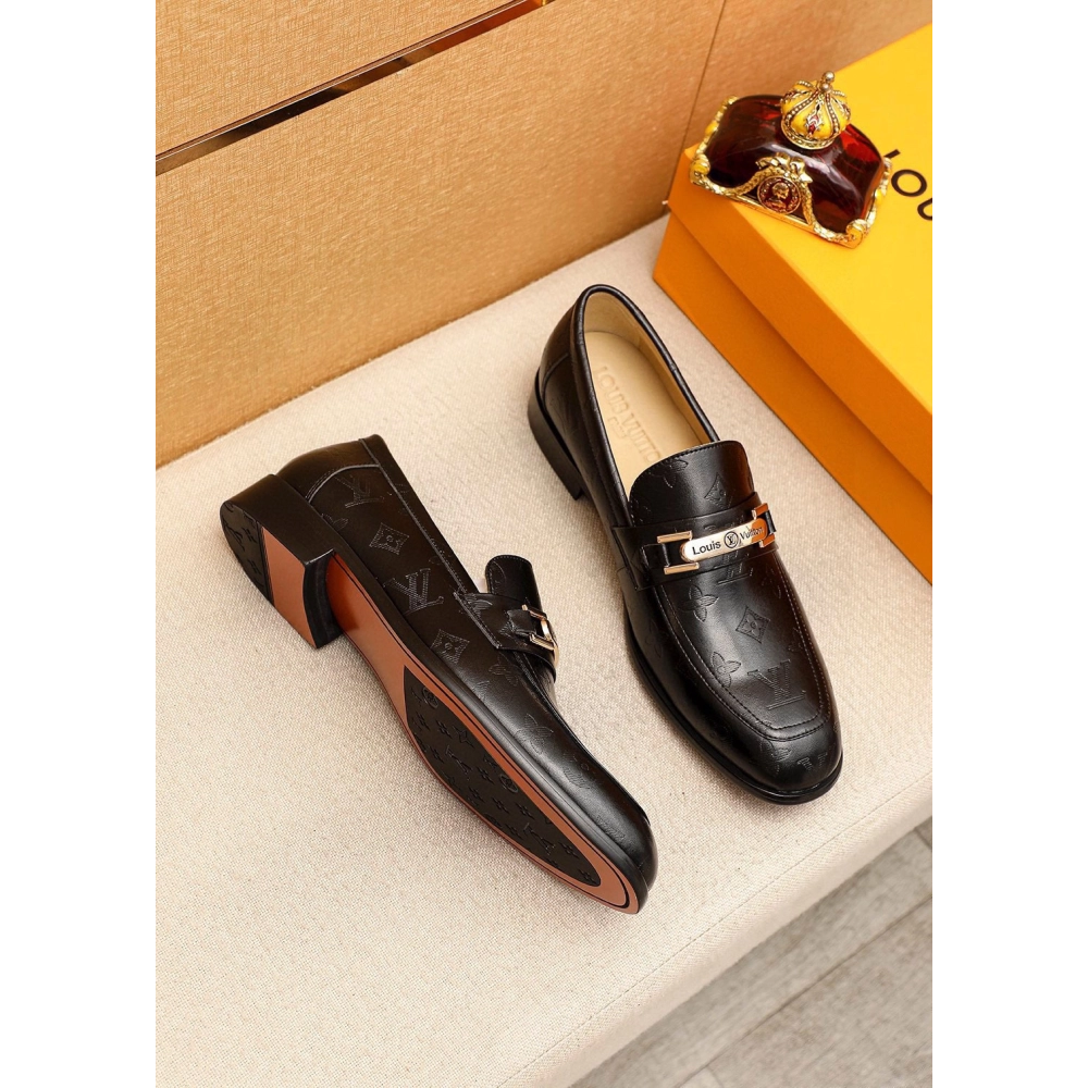 Louis Vuitton leather shoes 047,Louis Vuitton Leather Shoes,LOUIS VUITTON Sneakers,Business Shoes