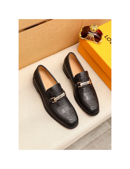 Louis Vuitton leather shoes 048,Louis Vuitton Leather Shoes,LOUIS VUITTON Sneakers,Business Shoes