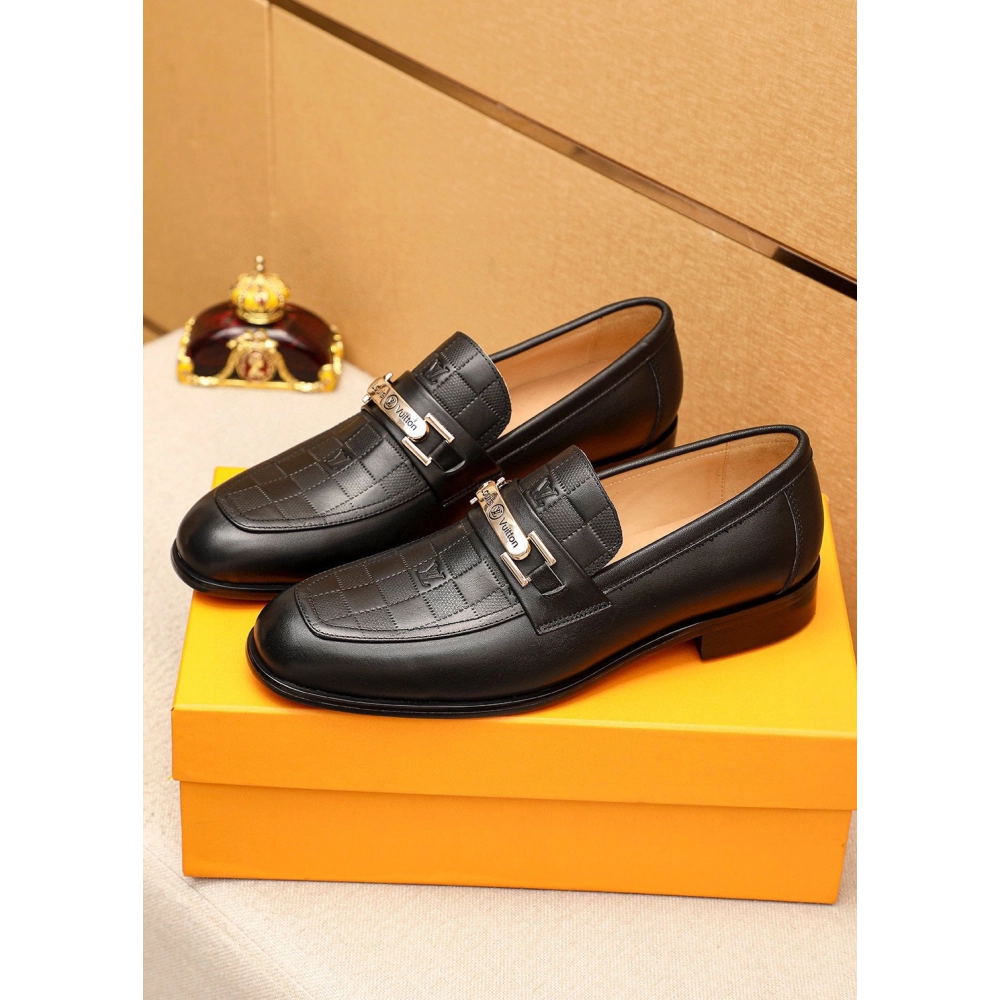 Louis Vuitton leather shoes 048,Louis Vuitton Leather Shoes,LOUIS VUITTON Sneakers,Business Shoes