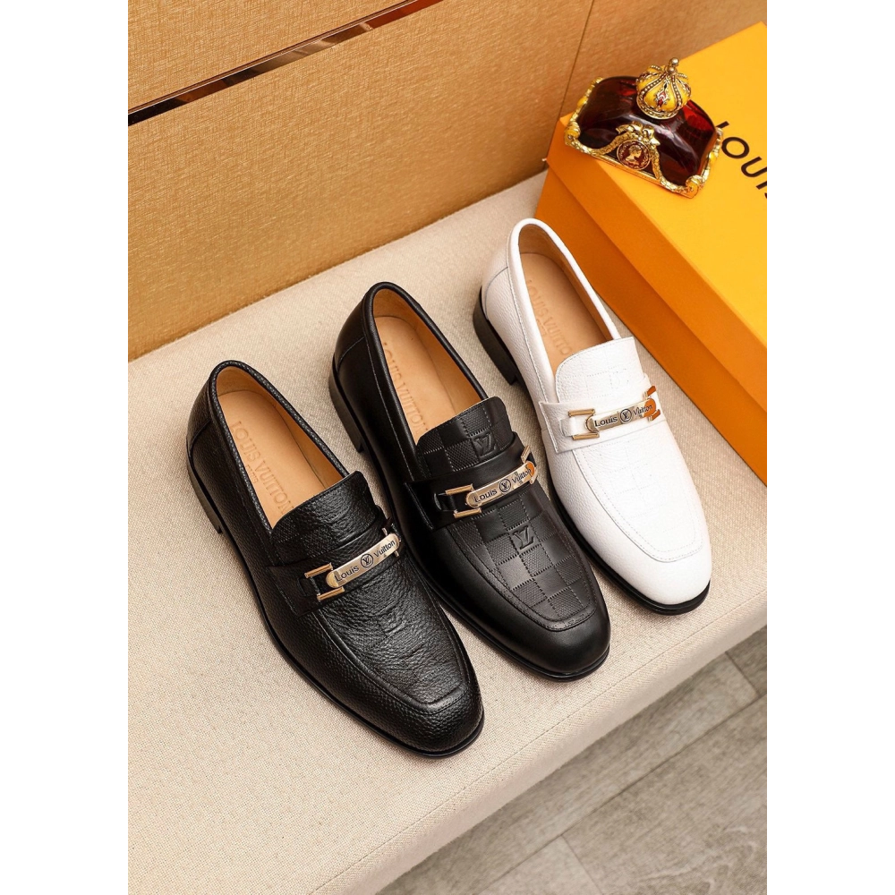 Louis Vuitton leather shoes 048,Louis Vuitton Leather Shoes,LOUIS VUITTON Sneakers,Business Shoes