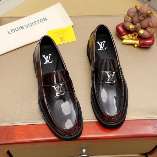 Louis Vuitton leather shoes 057,Louis Vuitton Leather Shoes,LOUIS VUITTON Sneakers,Business Shoes