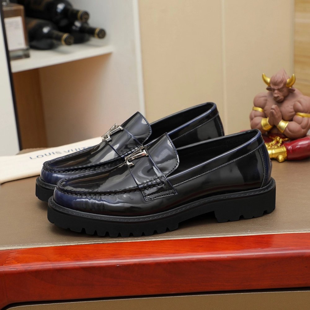 Louis Vuitton leather shoes 058,Louis Vuitton Leather Shoes,LOUIS VUITTON Sneakers,Business Shoes