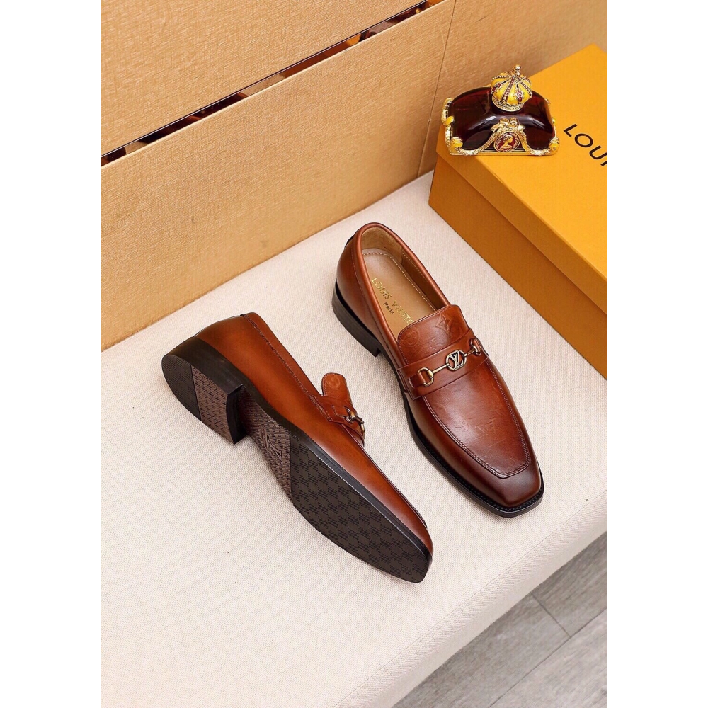 Louis Vuitton leather shoes 064,Louis Vuitton Leather Shoes,LOUIS VUITTON Sneakers,Business Shoes