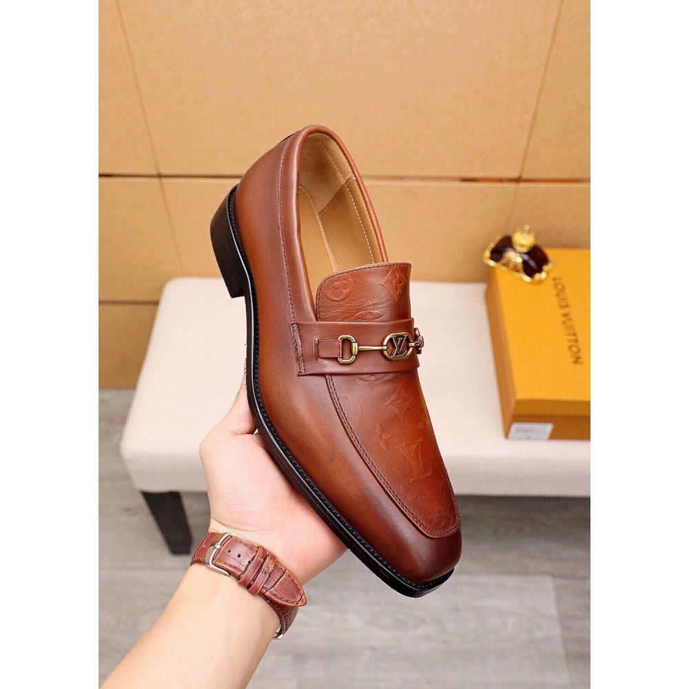 Louis Vuitton leather shoes 064,Louis Vuitton Leather Shoes,LOUIS VUITTON Sneakers,Business Shoes