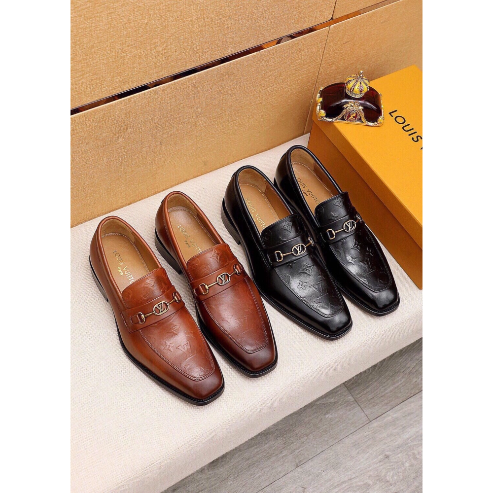 Louis Vuitton leather shoes 064,Louis Vuitton Leather Shoes,LOUIS VUITTON Sneakers,Business Shoes