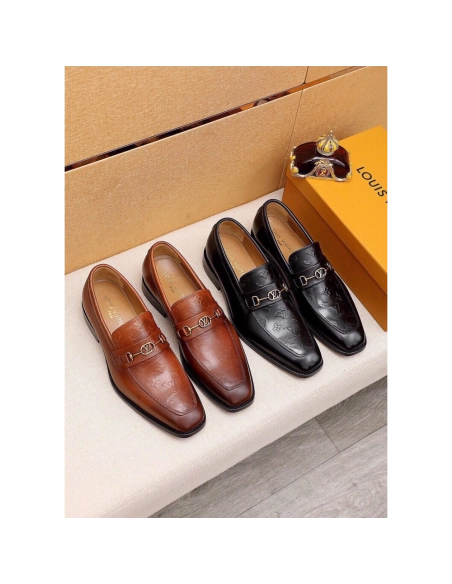 Louis Vuitton leather shoes 064,Louis Vuitton Leather Shoes,LOUIS VUITTON Sneakers,Business Shoes