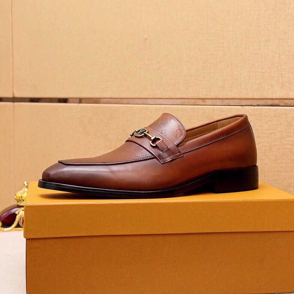 Louis Vuitton leather shoes 064,Louis Vuitton Leather Shoes,LOUIS VUITTON Sneakers,Business Shoes