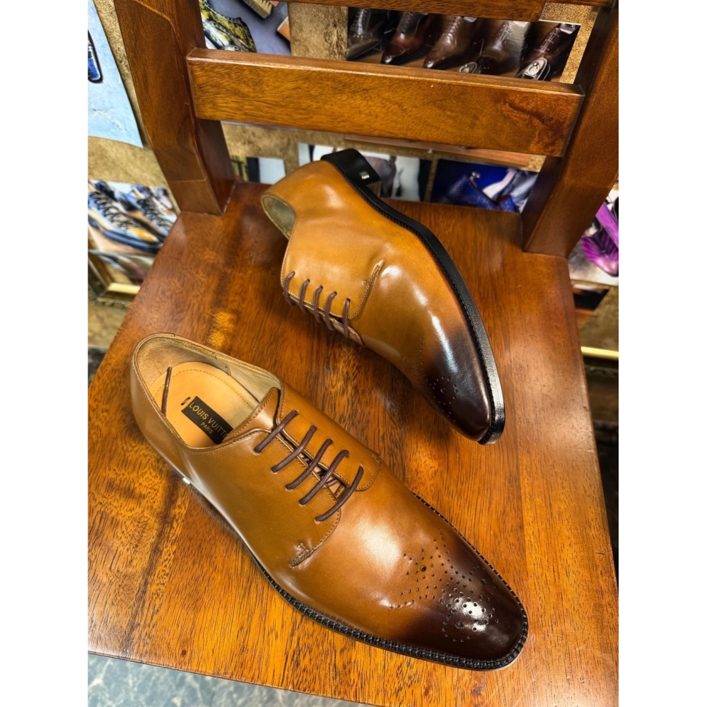 Louis Vuitton leather shoes 066,Louis Vuitton Leather Shoes,LOUIS VUITTON Sneakers,Business Shoes
