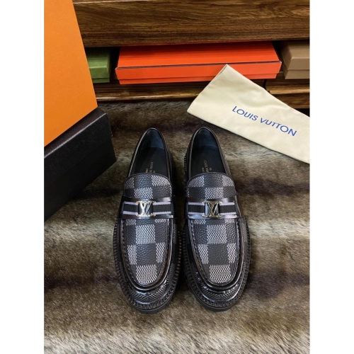 Louis Vuitton leather shoes 068,Louis Vuitton Leather Shoes,LOUIS VUITTON Sneakers,Business Shoes