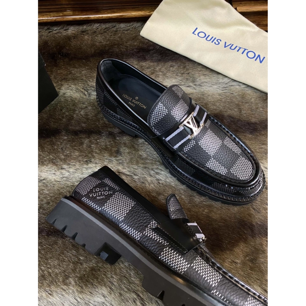 Louis Vuitton leather shoes 068,Louis Vuitton Leather Shoes,LOUIS VUITTON Sneakers,Business Shoes