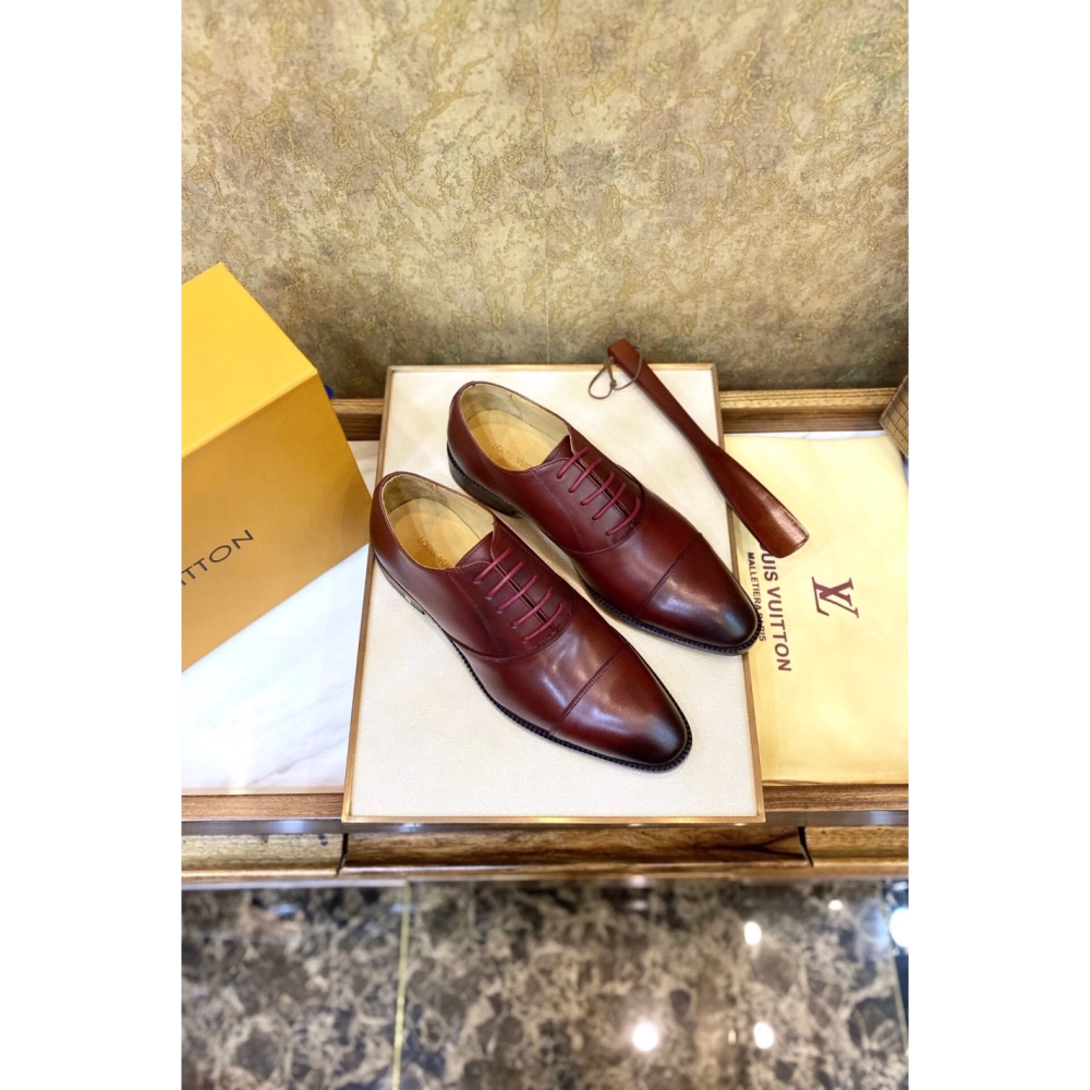 Louis Vuitton leather shoes 070,Louis Vuitton Leather Shoes,LOUIS VUITTON Sneakers,Business Shoes