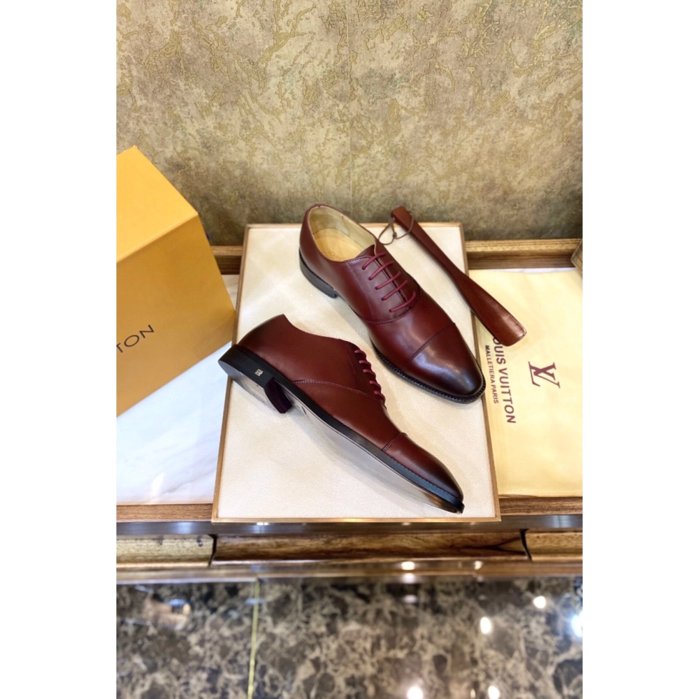 Louis Vuitton leather shoes 070,Louis Vuitton Leather Shoes,LOUIS VUITTON Sneakers,Business Shoes