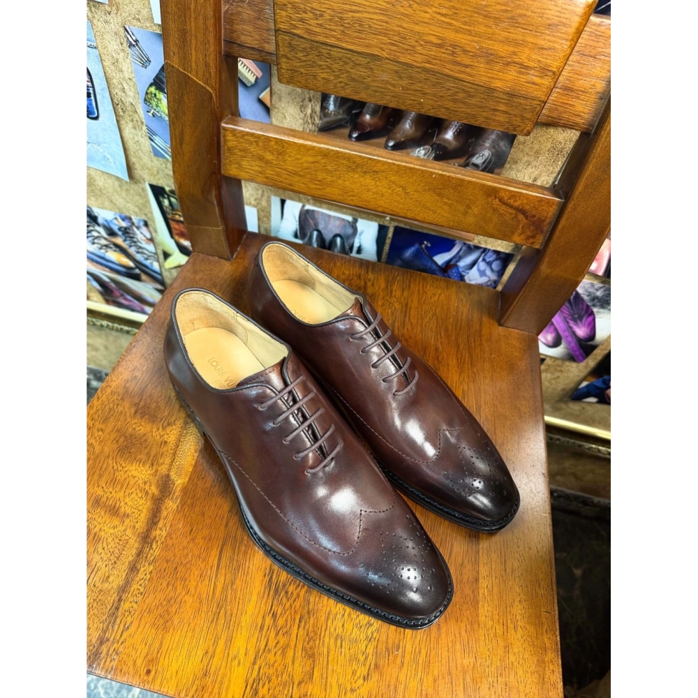 Louis Vuitton leather shoes 071,Louis Vuitton Leather Shoes,LOUIS VUITTON Sneakers,Business Shoes