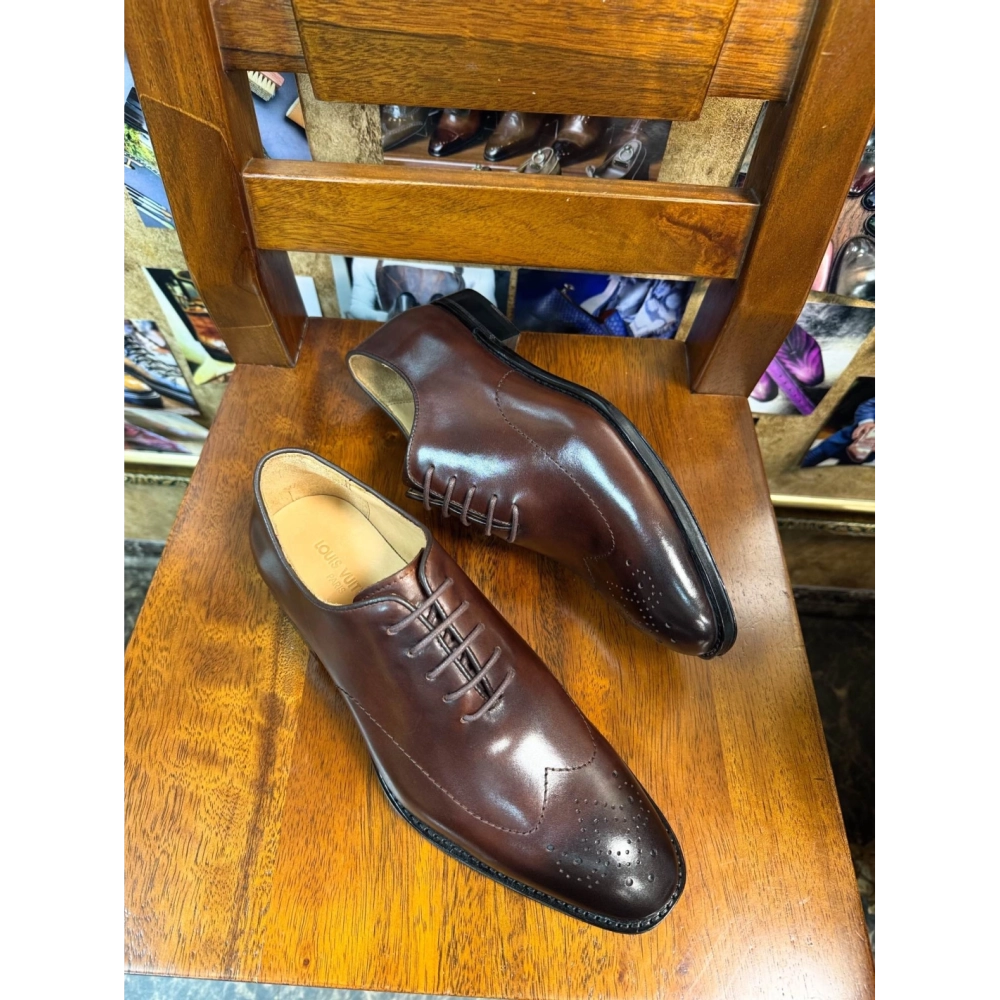Louis Vuitton leather shoes 071,Louis Vuitton Leather Shoes,LOUIS VUITTON Sneakers,Business Shoes