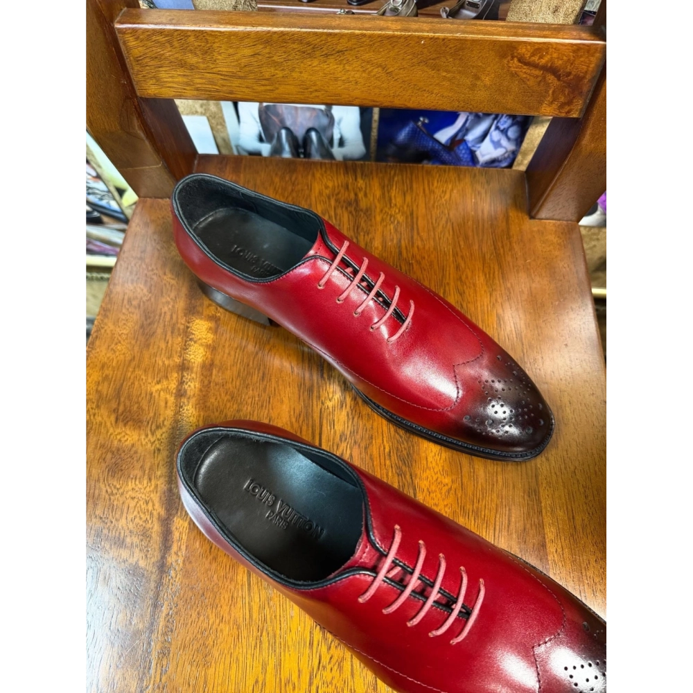 Louis Vuitton leather shoes 072,Louis Vuitton Leather Shoes,LOUIS VUITTON Sneakers,Business Shoes