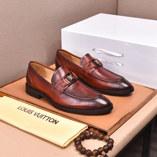 Louis Vuitton leather shoes 074,Louis Vuitton Leather Shoes,LOUIS VUITTON Sneakers,Business Shoes