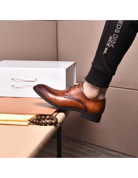 Louis Vuitton leather shoes 075,Louis Vuitton Leather Shoes,LOUIS VUITTON Sneakers,Business Shoes