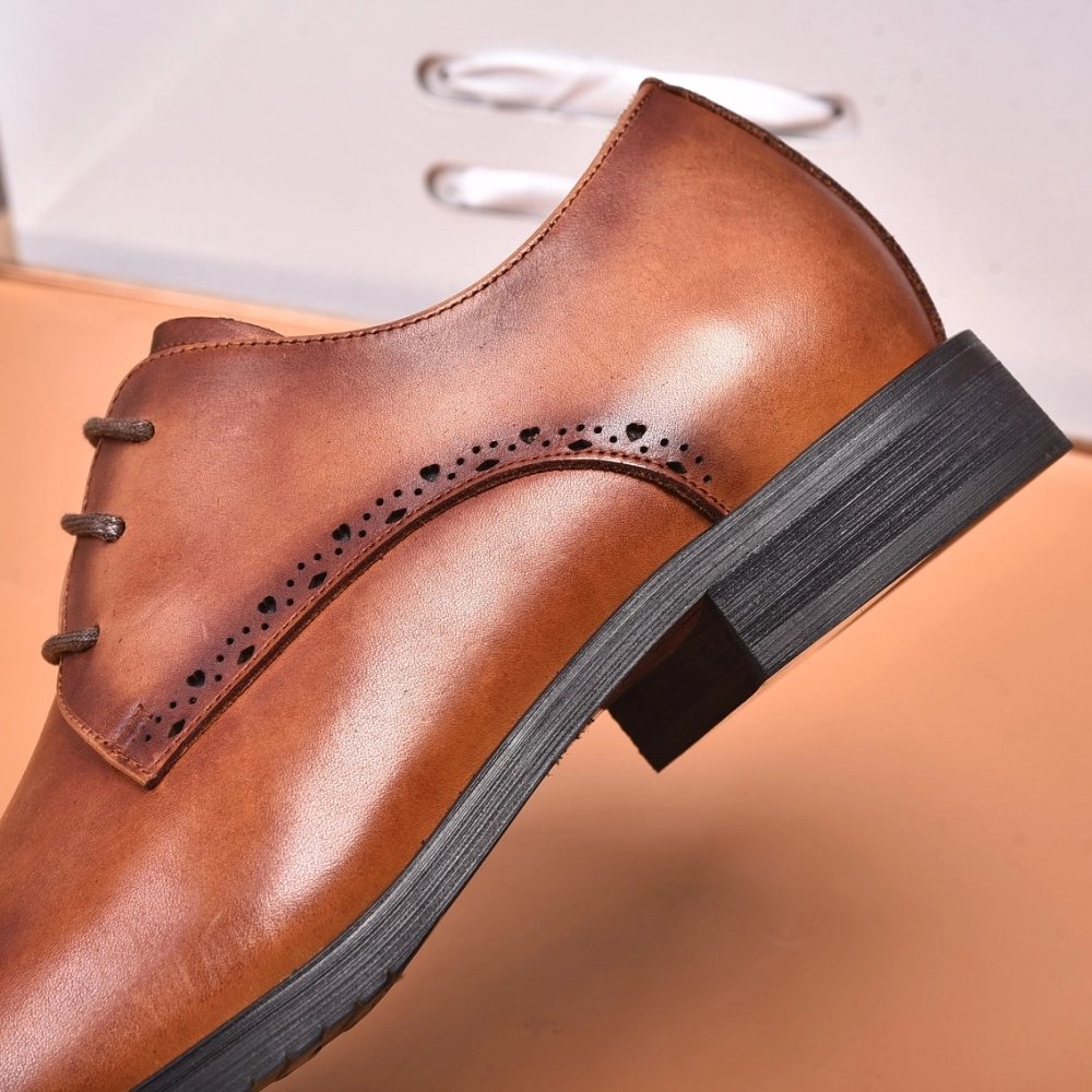 Louis Vuitton leather shoes 075,Louis Vuitton Leather Shoes,LOUIS VUITTON Sneakers,Business Shoes