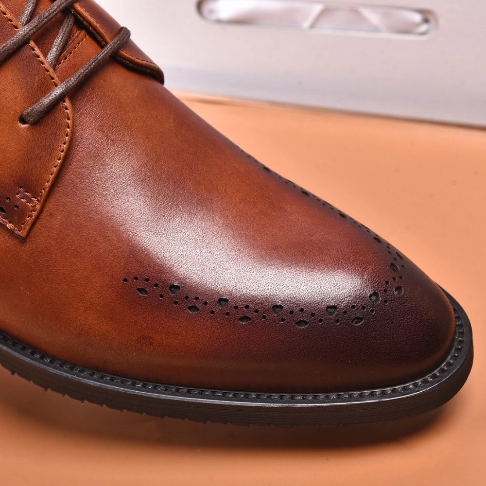 Louis Vuitton leather shoes 075,Louis Vuitton Leather Shoes,LOUIS VUITTON Sneakers,Business Shoes