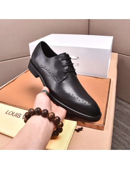 Louis Vuitton leather shoes 076,Louis Vuitton Leather Shoes,LOUIS VUITTON Sneakers,Business Shoes