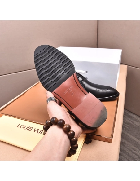 Louis Vuitton leather shoes 076,Louis Vuitton Leather Shoes,LOUIS VUITTON Sneakers,Business Shoes