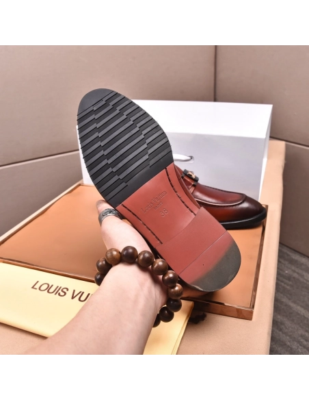 Louis Vuitton leather shoes 077,Louis Vuitton Leather Shoes,LOUIS VUITTON Sneakers,Business Shoes