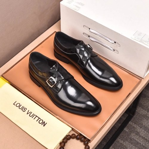Louis Vuitton leather shoes 078,Louis Vuitton Leather Shoes,LOUIS VUITTON Sneakers,Business Shoes
