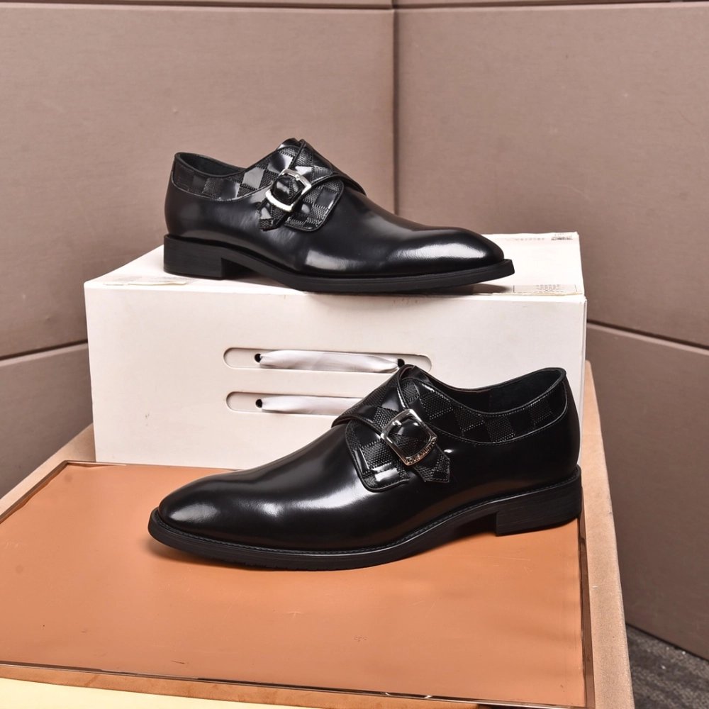 Louis Vuitton leather shoes 078,Louis Vuitton Leather Shoes,LOUIS VUITTON Sneakers,Business Shoes