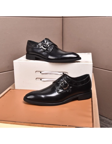 Louis Vuitton leather shoes 078,Louis Vuitton Leather Shoes,LOUIS VUITTON Sneakers,Business Shoes