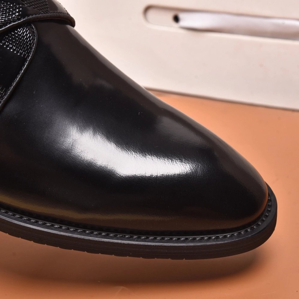 Louis Vuitton leather shoes 078,Louis Vuitton Leather Shoes,LOUIS VUITTON Sneakers,Business Shoes
