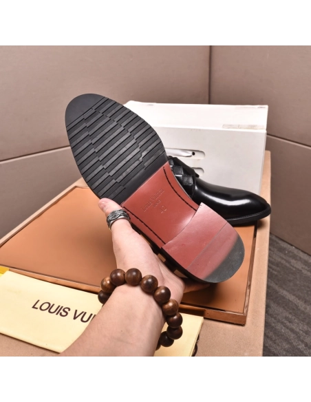 Louis Vuitton leather shoes 078,Louis Vuitton Leather Shoes,LOUIS VUITTON Sneakers,Business Shoes
