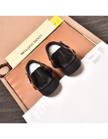 Louis Vuitton leather shoes 078,Louis Vuitton Leather Shoes,LOUIS VUITTON Sneakers,Business Shoes