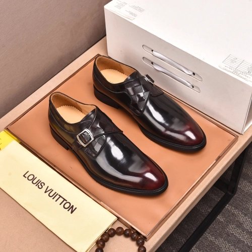Louis Vuitton leather shoes 079,Louis Vuitton Leather Shoes,LOUIS VUITTON Sneakers,Business Shoes