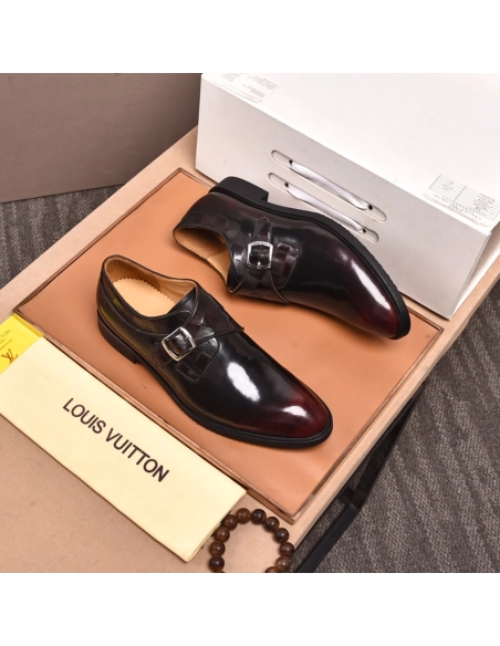 Louis Vuitton leather shoes 079,Louis Vuitton Leather Shoes,LOUIS VUITTON Sneakers,Business Shoes
