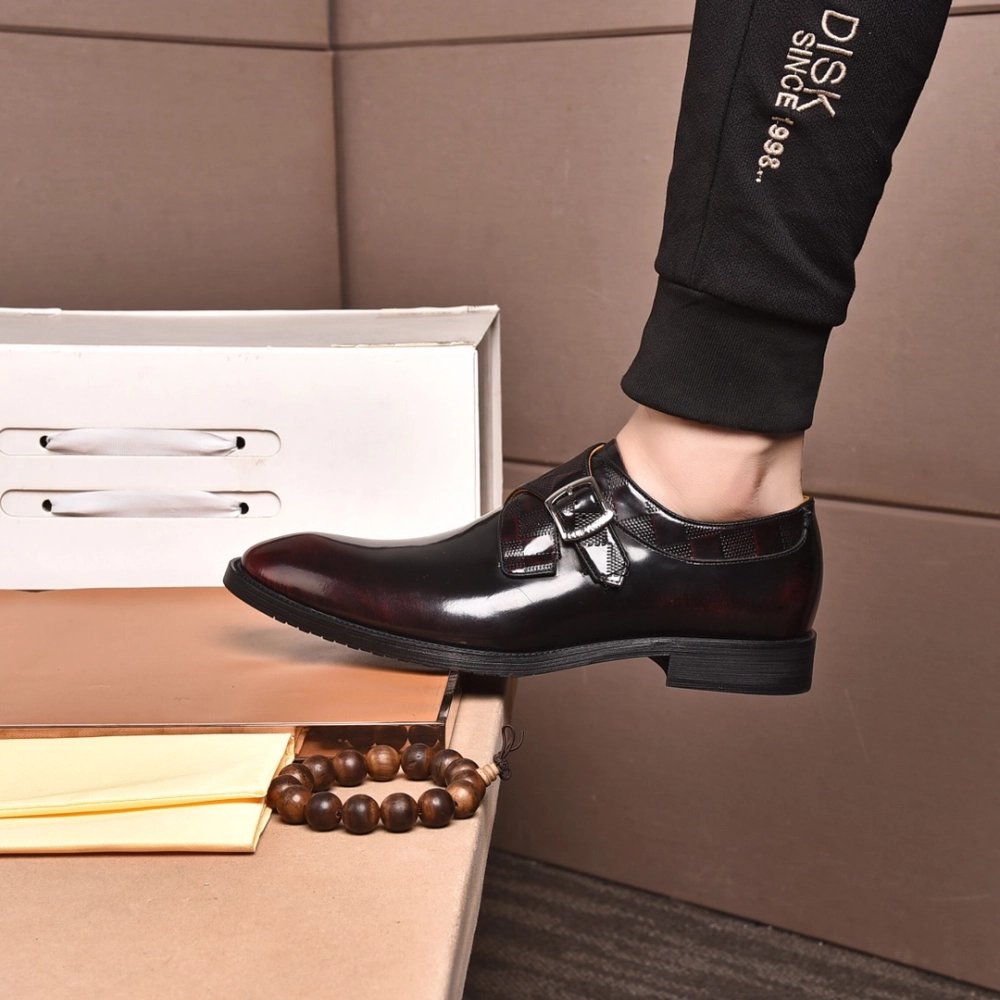 Louis Vuitton leather shoes 079,Louis Vuitton Leather Shoes,LOUIS VUITTON Sneakers,Business Shoes