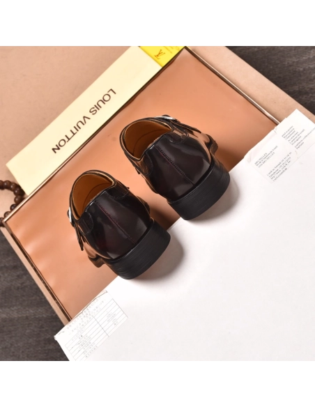 Louis Vuitton leather shoes 079,Louis Vuitton Leather Shoes,LOUIS VUITTON Sneakers,Business Shoes