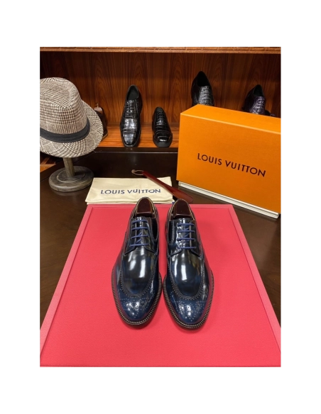 Louis Vuitton leather shoes 080,Louis Vuitton Leather Shoes,LOUIS VUITTON Sneakers,Business Shoes
