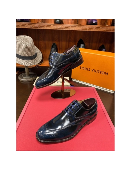 Louis Vuitton leather shoes 080,Louis Vuitton Leather Shoes,LOUIS VUITTON Sneakers,Business Shoes
