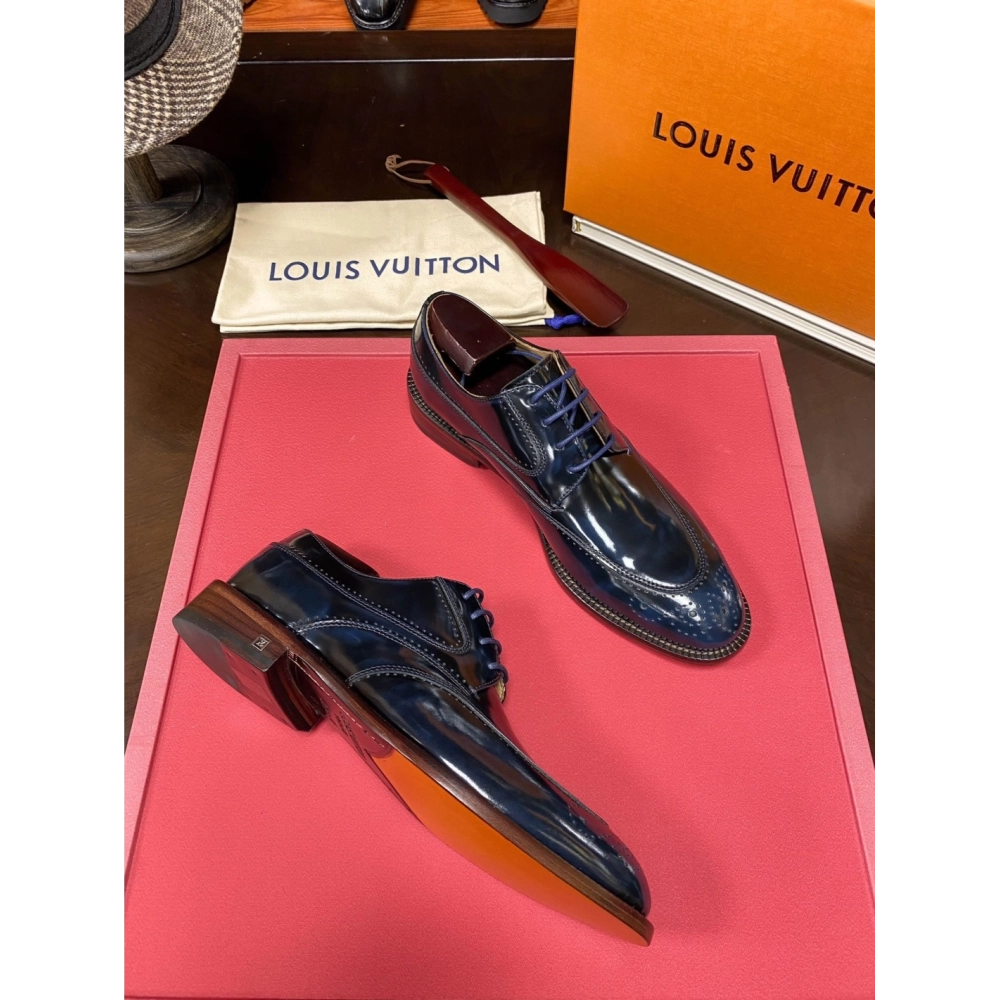 Louis Vuitton leather shoes 080,Louis Vuitton Leather Shoes,LOUIS VUITTON Sneakers,Business Shoes